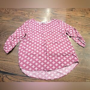 Pink Republic Pink Patterned Blouse